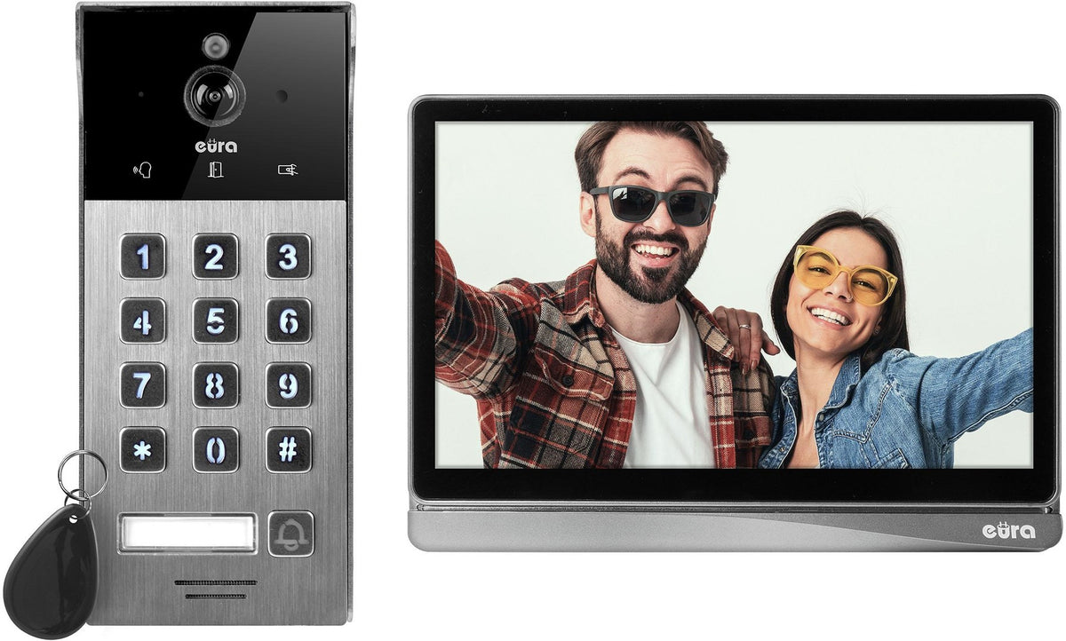 EURA WiFi Video Door Phone VDP-30C5 with 8" Touchscreen and Tuya App