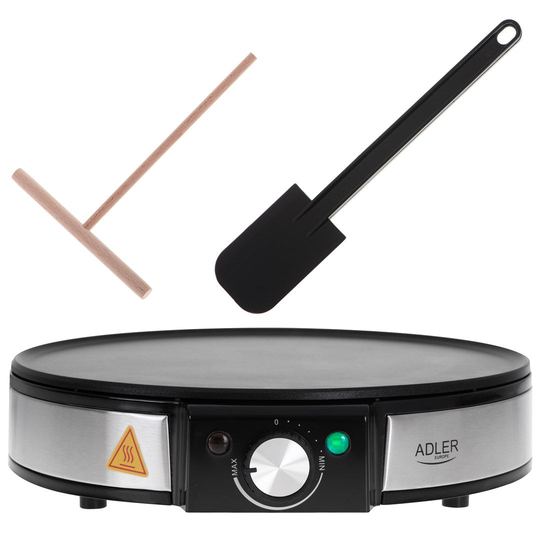 Adler AD 3058 Crepe Maker with 30 cm Diameter and 1600 W Power