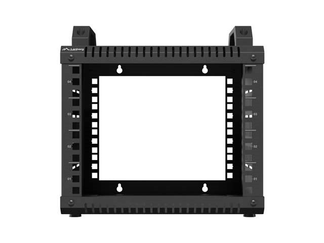 Lanberg Open Rack 10" 4U 280x300 mm Black OR10-2304-B