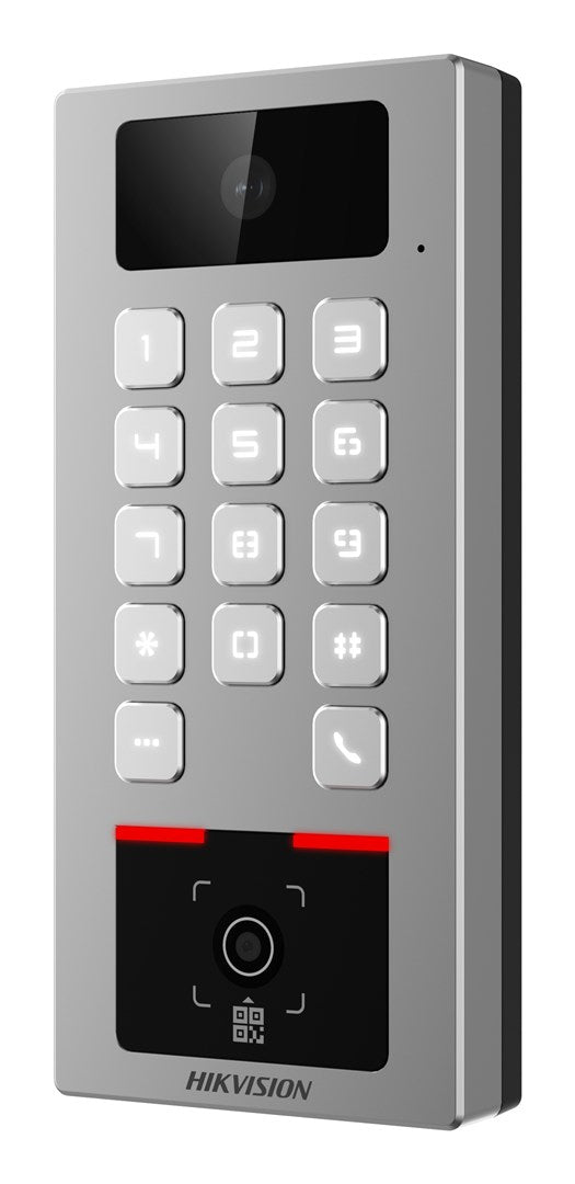 Hikvision DS-K1T502DBWX-CQR access control reader Entrance control terminal Grey