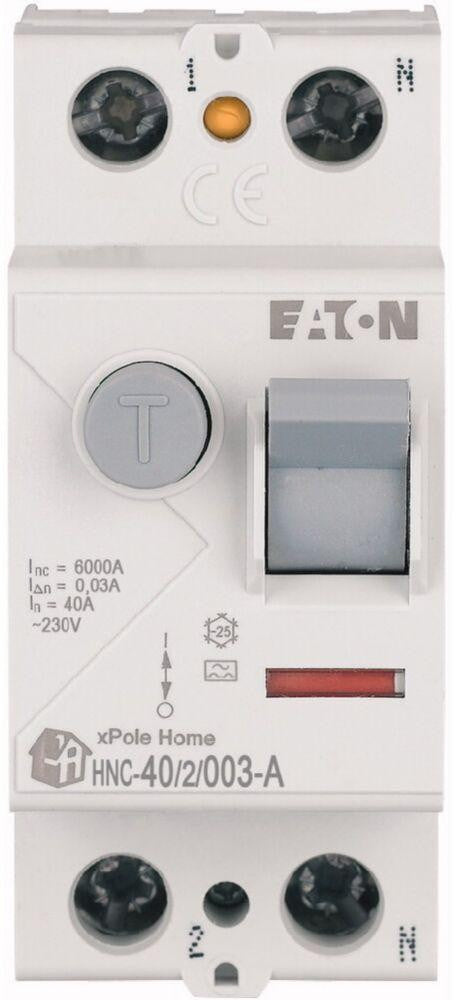 EATON HNC-40/2/003-A 40A 30mA Differential Circuit Breaker