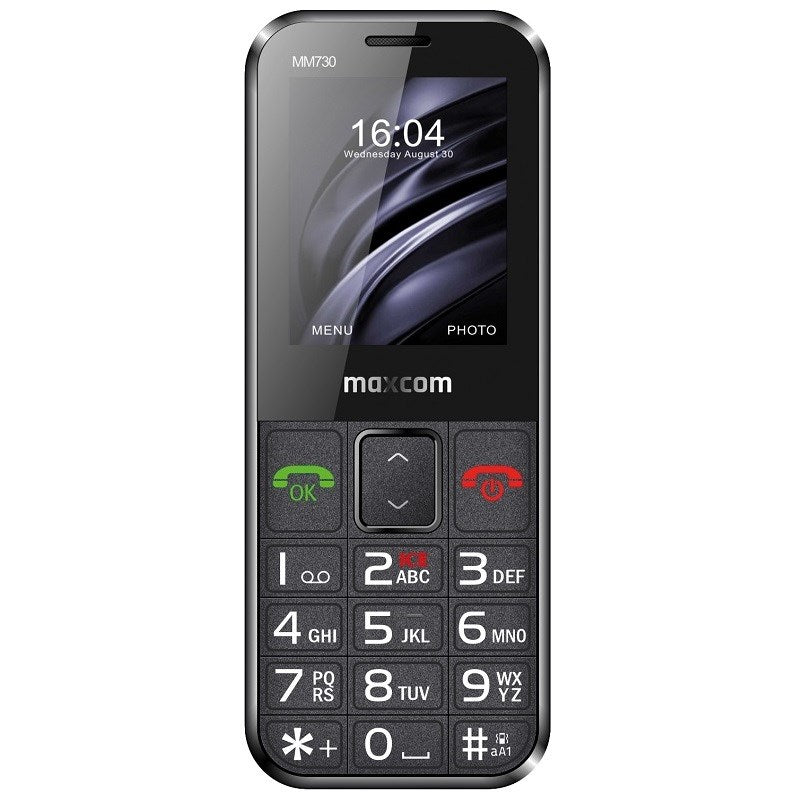 Maxcom MM730 Mobile Phone 5.59 cm (2.2") Black Senior Phone A0035050