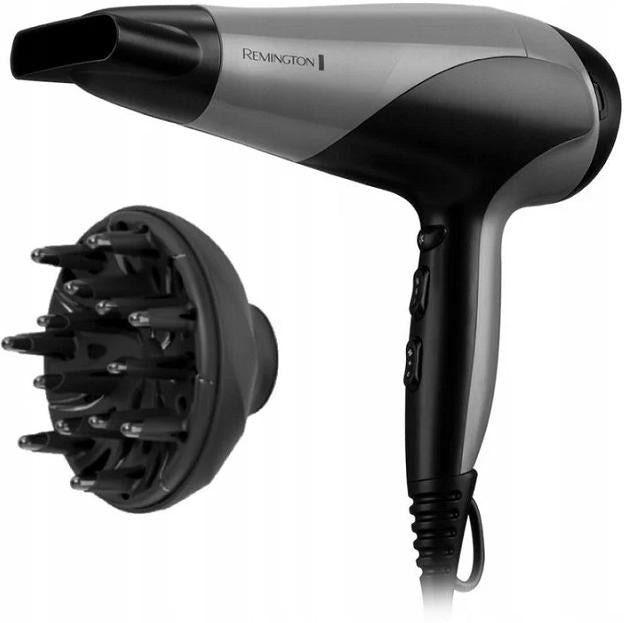 REMINGTON D3190S Hair Dryer Black/Silver 2200 W