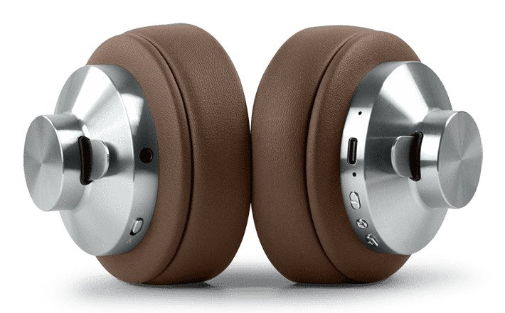 Muse M-298 SBR headphones/headset Wired & Wireless Head-band Calls/Music Bluetooth Brown  Silver