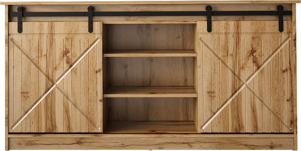 Chest of Drawers 160x80x35 GRANERO Oak Wotan - Stylish Storage