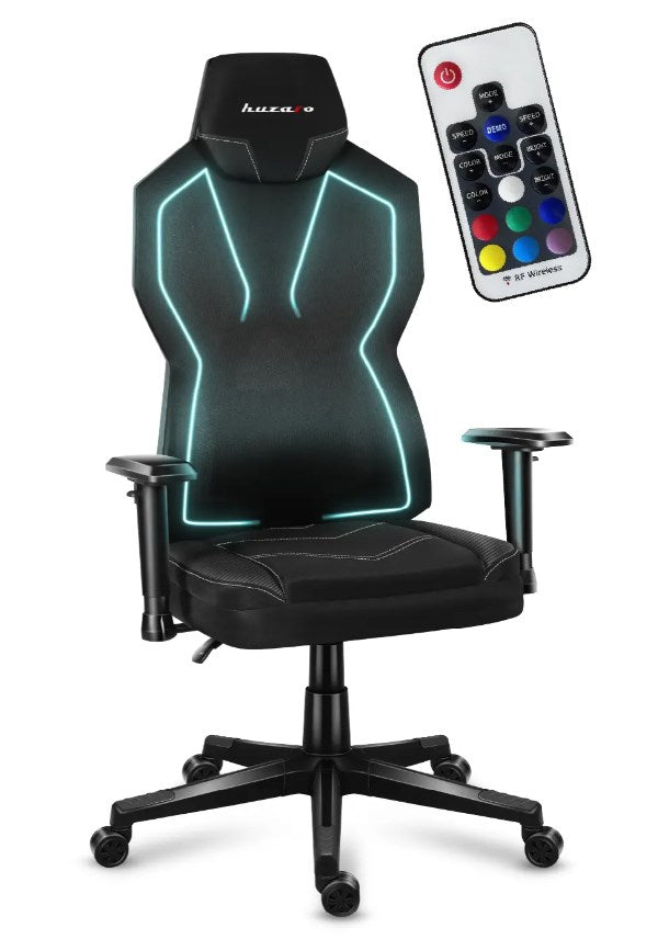 Huzaro Combat 6.2 RGB Gaming Chair, Black