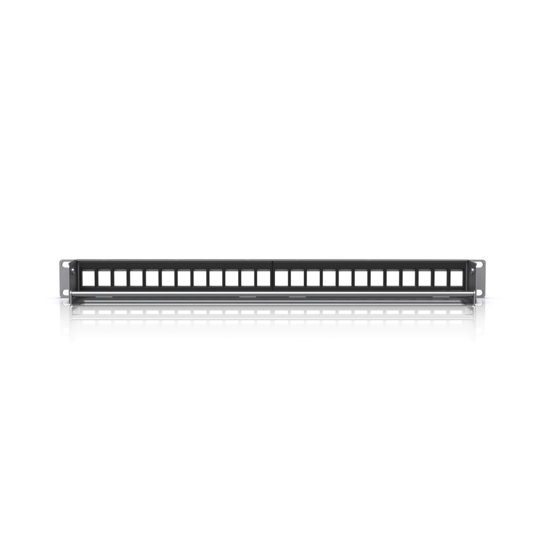 Ubiquiti Empty Keystone Patch Panel - Rack Mountable - 1U - 24 Ports UACC-RACK-PANEL-PATCH-BLANK-24