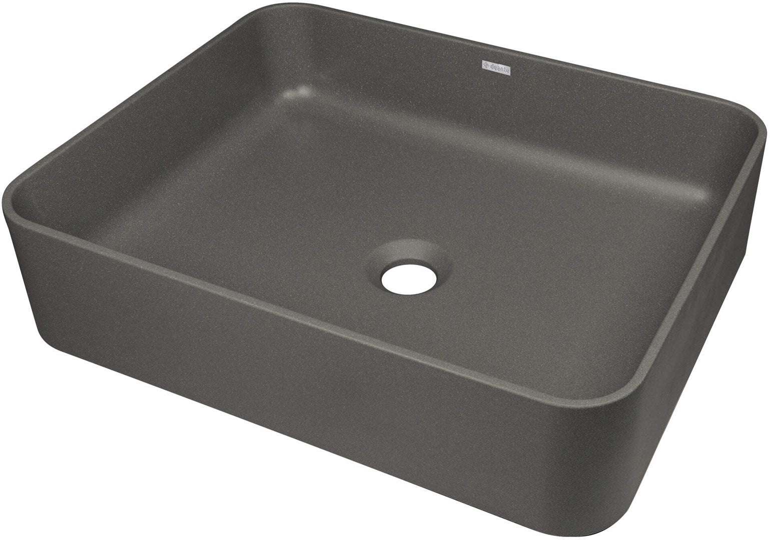 Deante Granite Countertop Washbasin - Metallic Anthracite - 400x500x120 mm