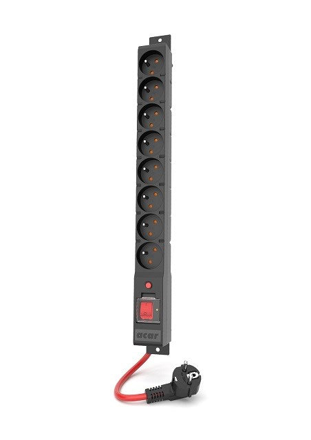 ACAR S8 Black 8 AC outlet(s) 230 V 10m
