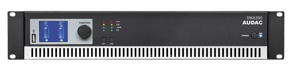 AUDAC Audio Amplifier 2.0 Channels Black 700W 230-240V Model SMA350