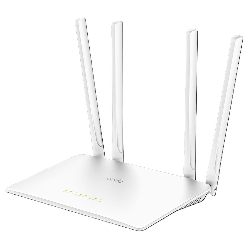 Cudy WR300S Router White 300 Mbit/s Tabletop Model with 5 LAN Ports