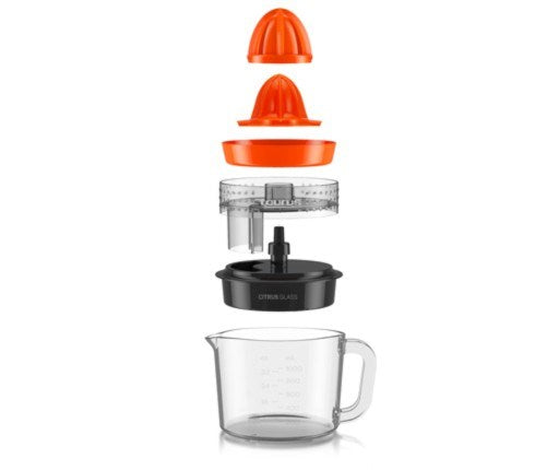 Taurus Citrus Glass electric citrus press 1 L 30 W Black  Red  Transparent