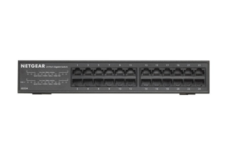 NETGEAR GS324 Unmanaged Switch 24 x 10/100/1000 Desktop/Rack Mountable