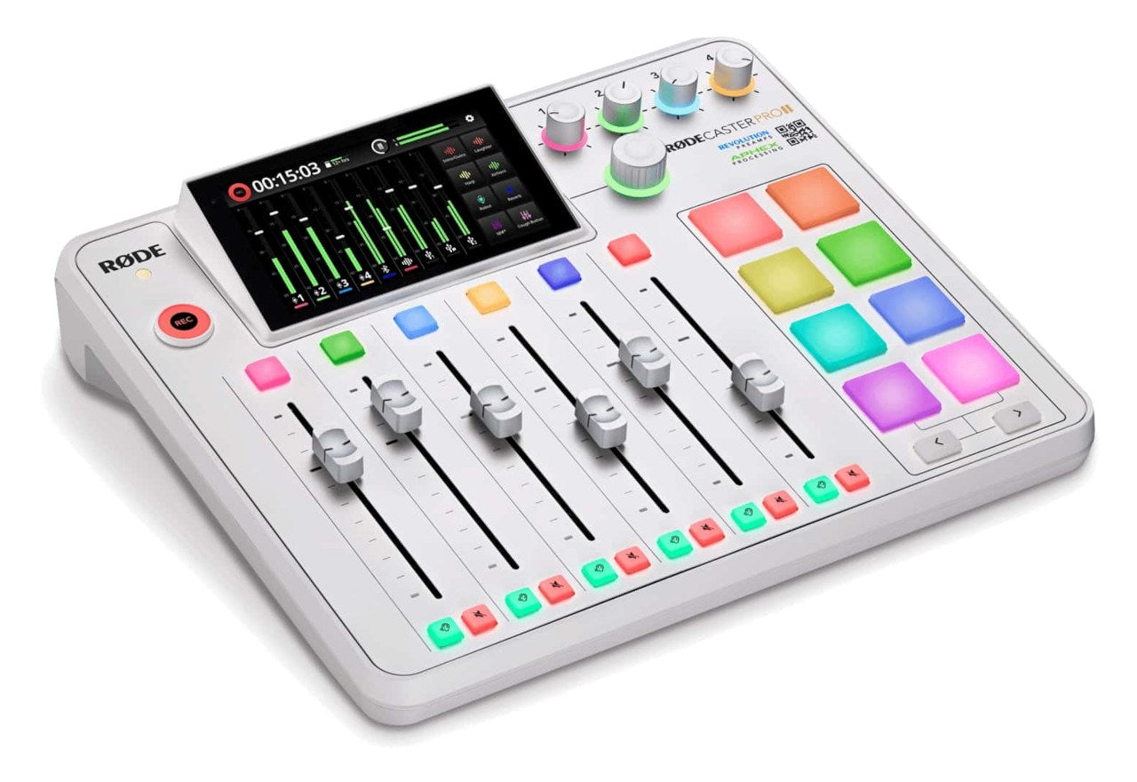RODE RODECaster Pro II White - Podcast Production Studio