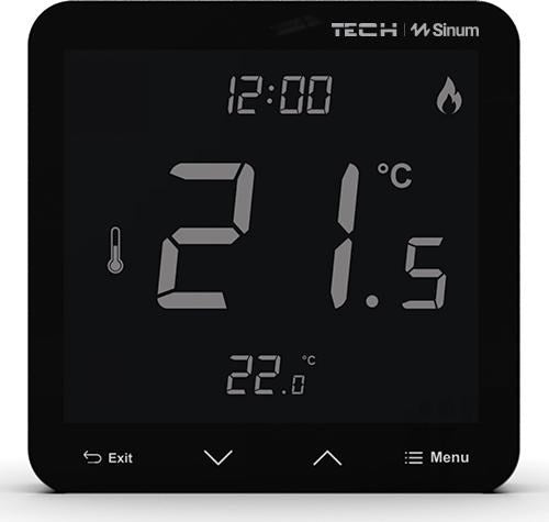 Wired Room Thermostat Black R-S3