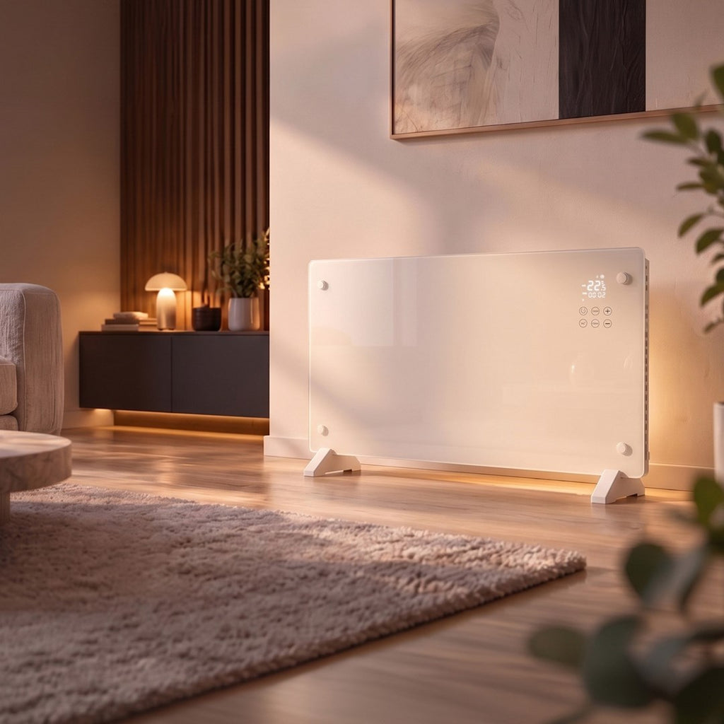 Extralink SMART GLASS PANEL HEATER  WHITE  2000W  WIFI  LPL-23A-WH