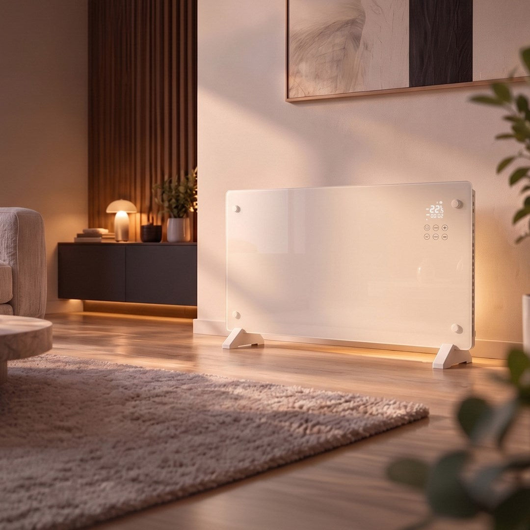 Extralink SMART GLASS PANEL HEATER  WHITE  2000W  WIFI  LPL-23A-WH