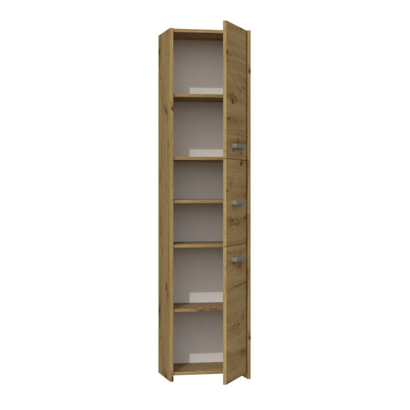 Topeshop S43 ARTISAN Bathroom Storage Cabinet Artisan Oak 40x30x170 cm