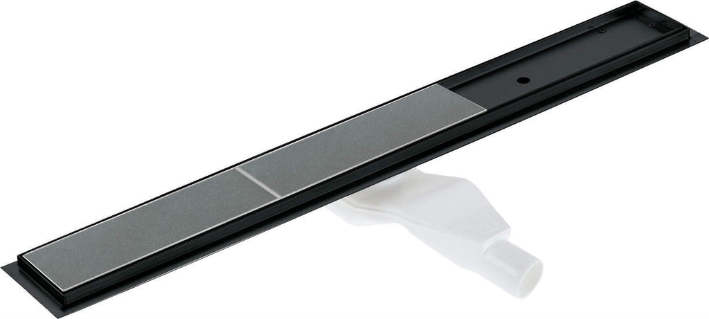 Deante Linear Drain 70cm Reversible Nero Stainless Steel