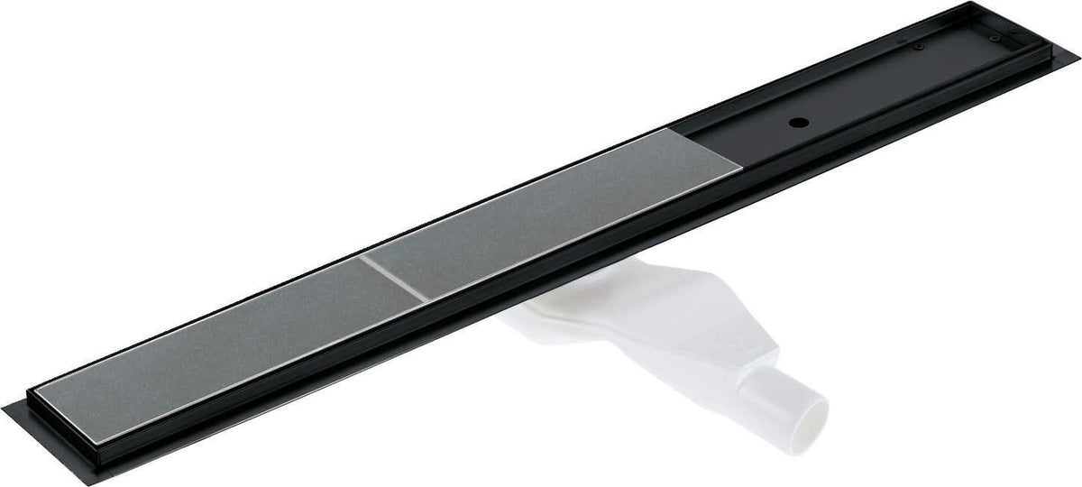 Deante Linear Drain 70cm Reversible Nero Stainless Steel