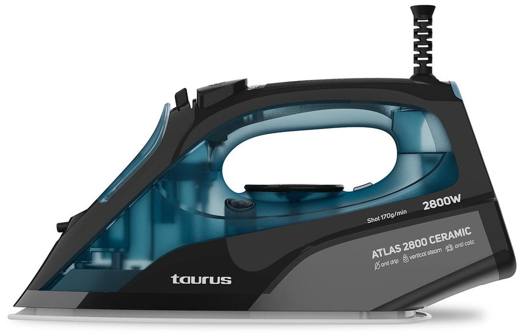 Taurus Steam Iron 918709000 2800W 0.43 L Water Tank Grey, Black, Blue