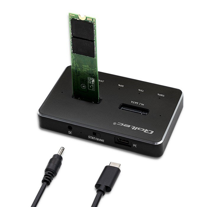 M.2 NVMe SATA USB-C DUAL Docking Station