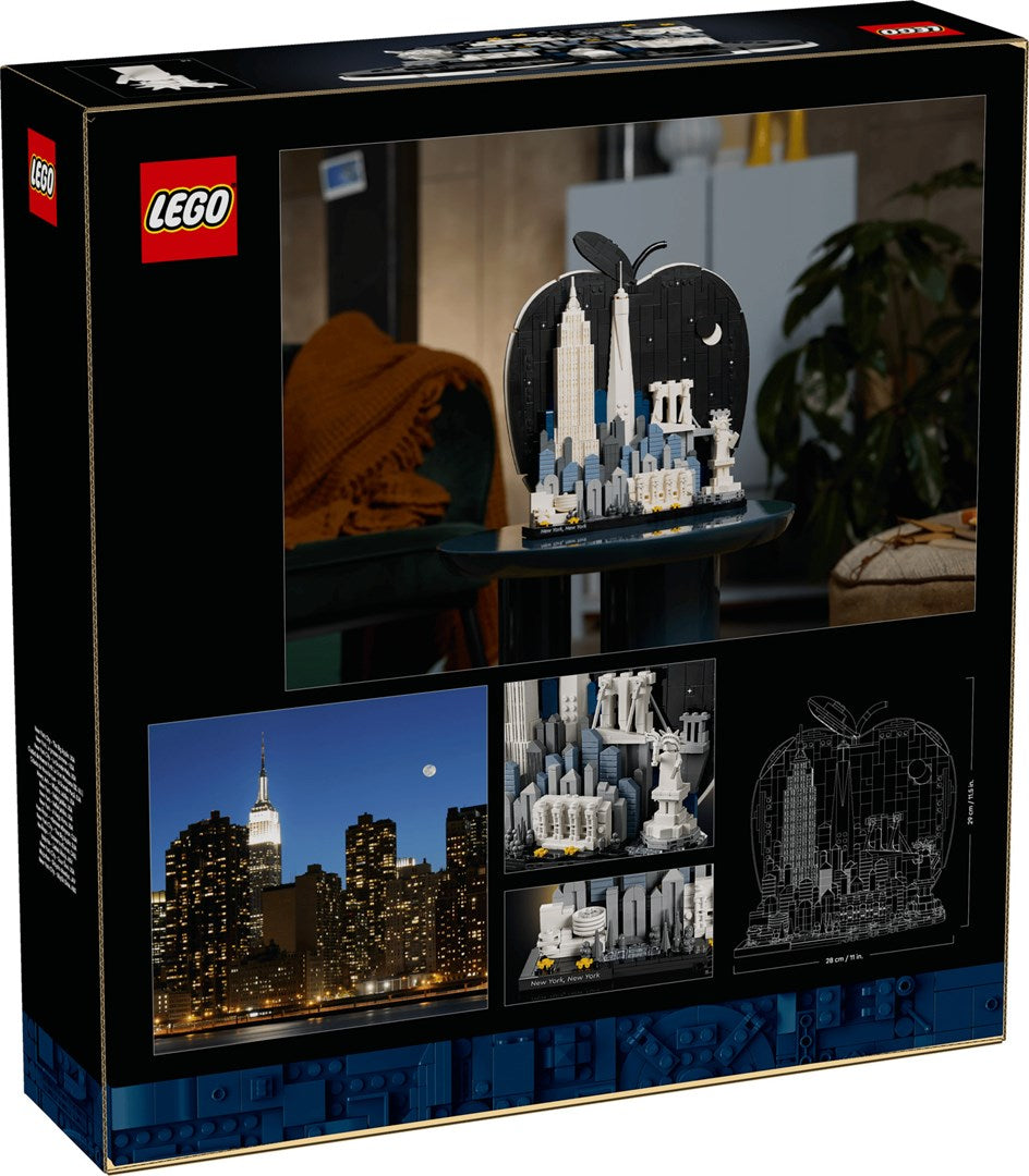 LEGO ARCHITECTURE New York City - 1465 Elements - Age 18+ - Model 21066