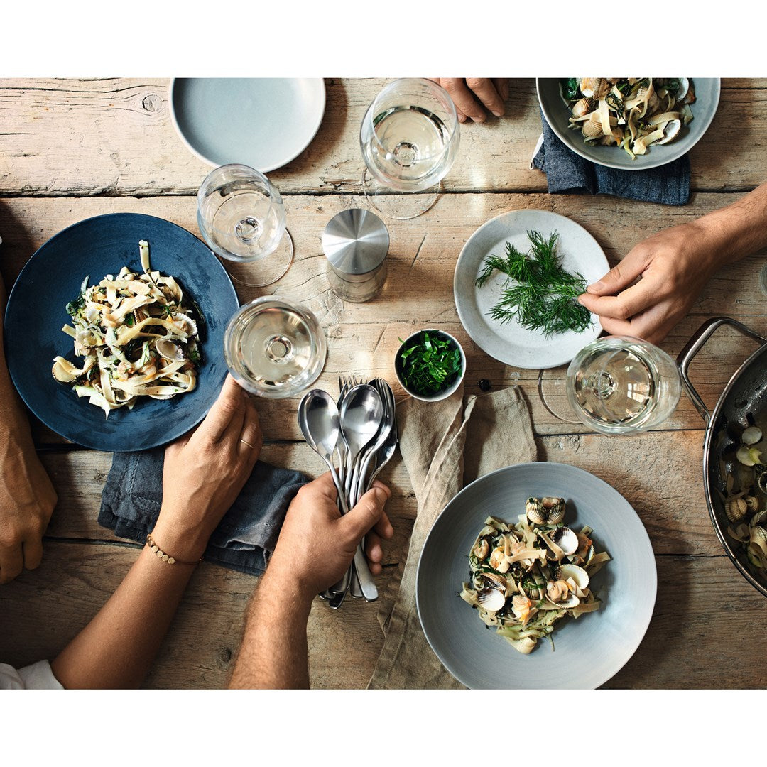 WMF Vision Cutlery Set for 12 People, 66 Pieces, 60 Pieces with Serving Utensils