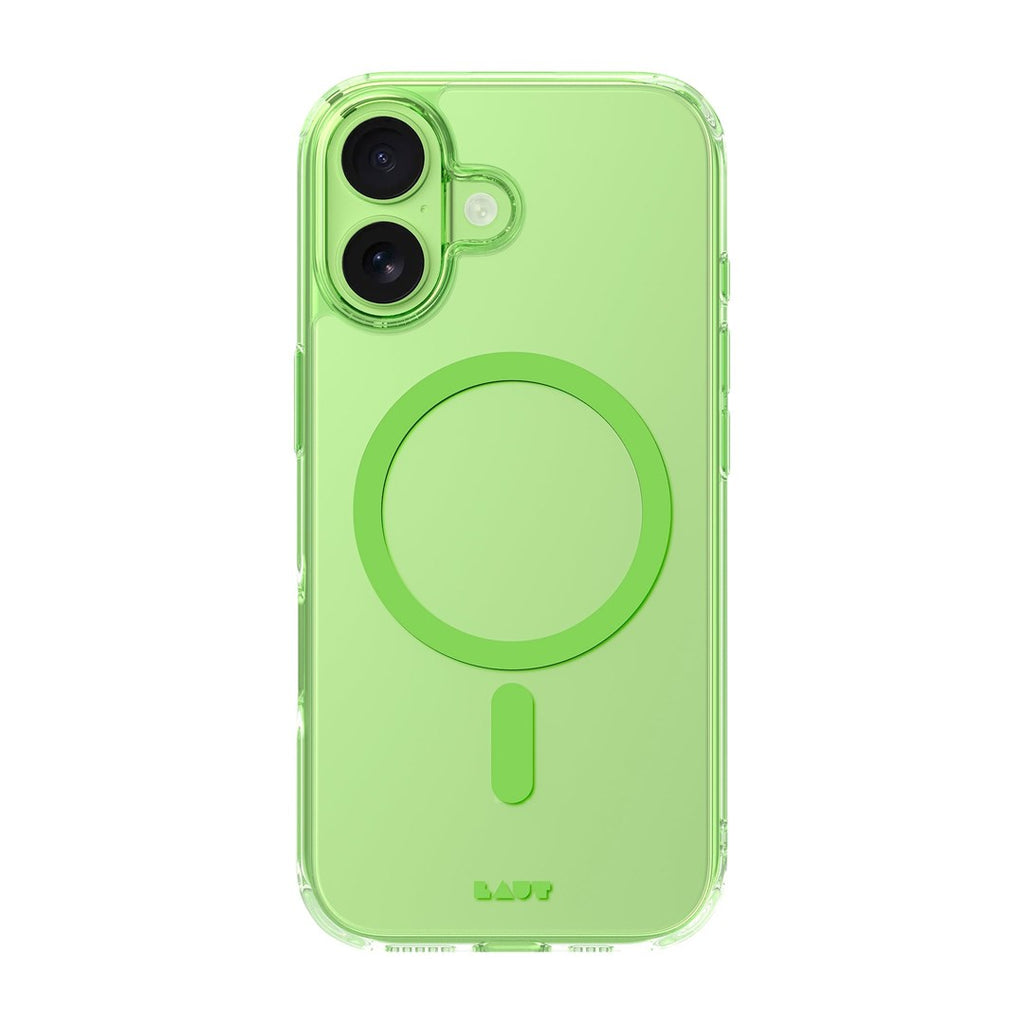 Laut International CRYSTAL FLURO Case for iPhone 17 - Light Green (L_IP25A_CF_GN)