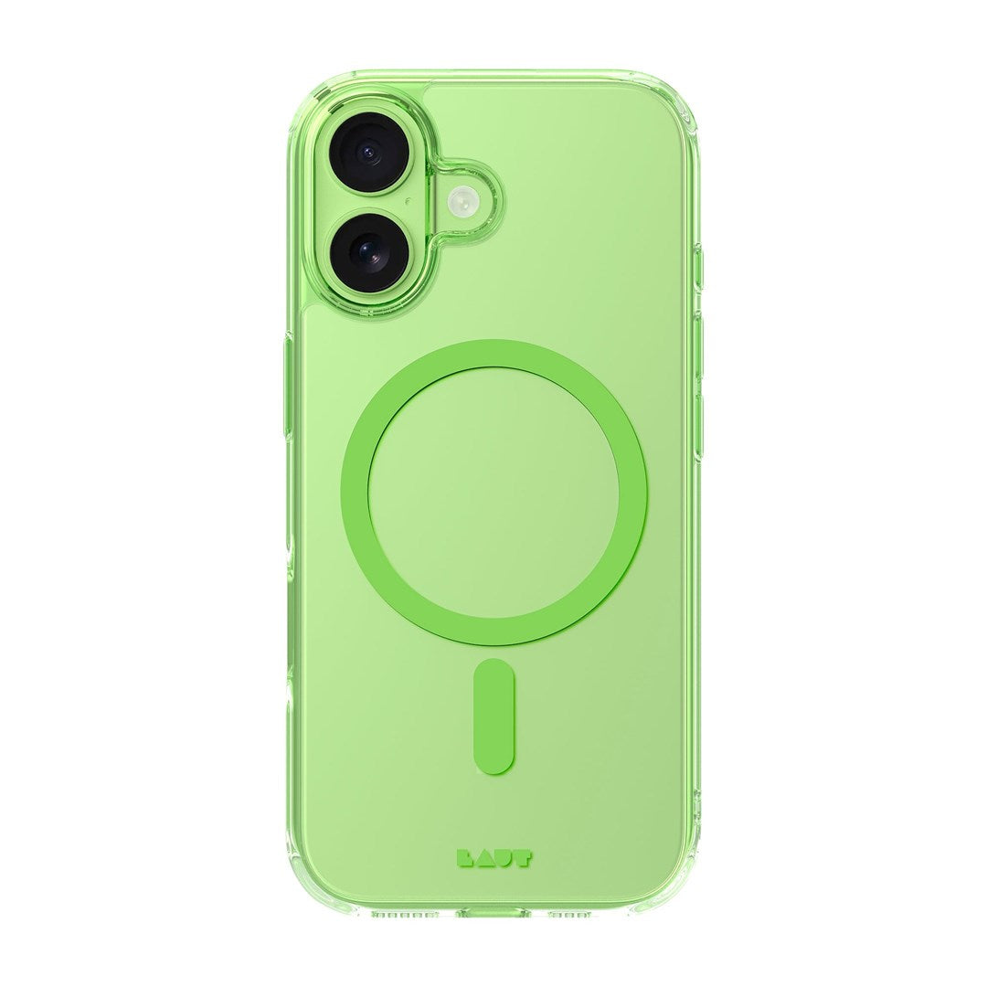 Laut International CRYSTAL FLURO Case for iPhone 17 - Light Green (L_IP25A_CF_GN)