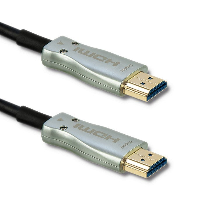 Qoltec 50472 HDMI cable 20 m HDMI Type A (Standard) Black  Silver