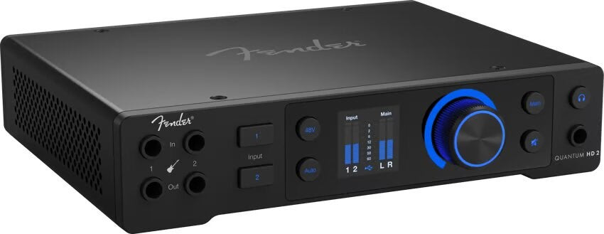 Fender Quantum HD 2 EU - USB-C Audio Interface - Studio Use - FENDER QUANTUM HD 2 EU
