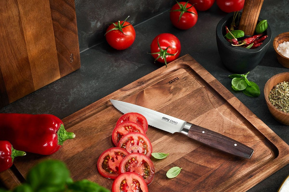 GEFU ENNO Walnut Wood Cutting Board 37 x 25 cm