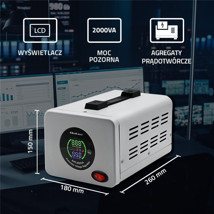 N--QOLTEC 50724 Automatic Voltage Stab