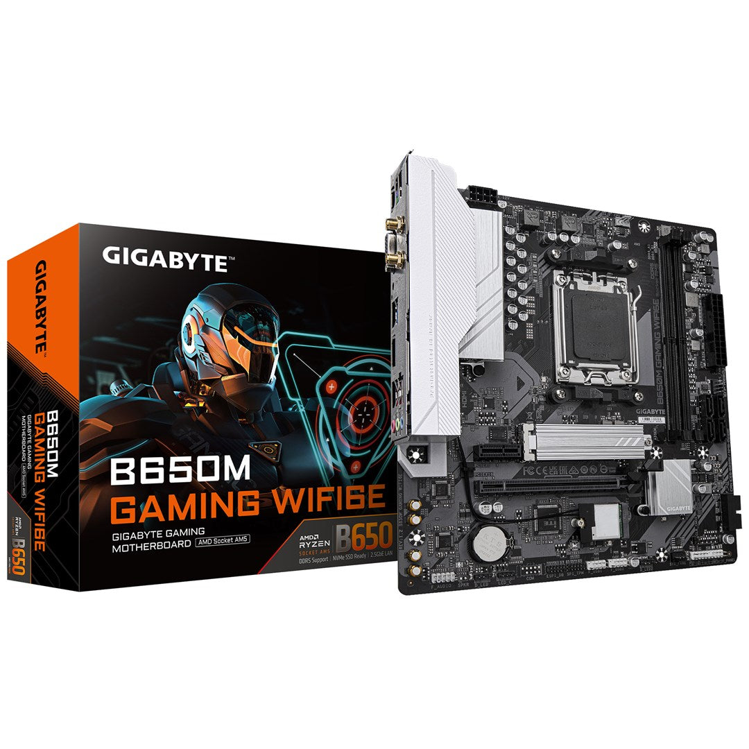 Gigabyte B650M GAMING WIFI6E Motherboard Micro ATX Socket AM5 AMD B650 Chipset
