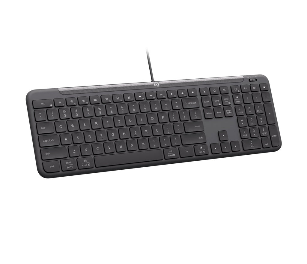 Logitech Signature Slim Wired K620 For Business keyboard Universal USB QWERTZ German Graphite
