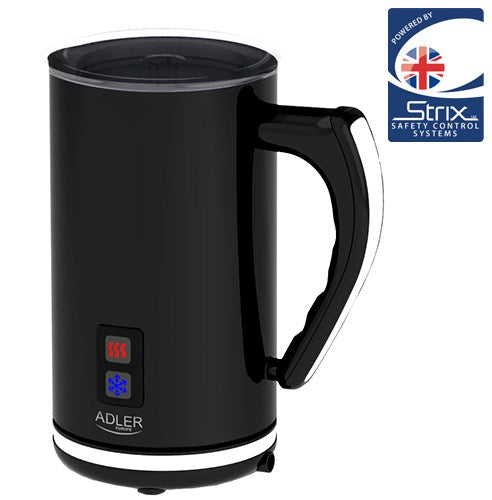Adler AD 4478 Automatic Milk Frother/Warmer Black White
