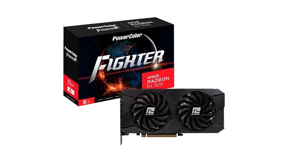 PowerColor Fighter RX7600 8 G-F Graphics Card 8G-F