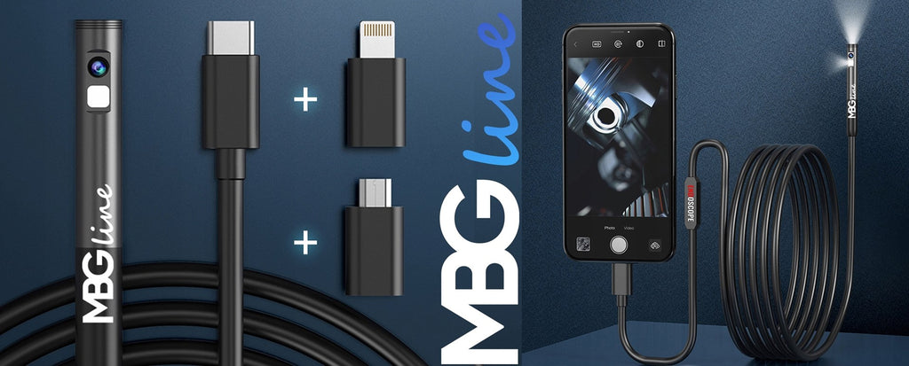 MBG line W300 2m DUO 8mm inspection camera