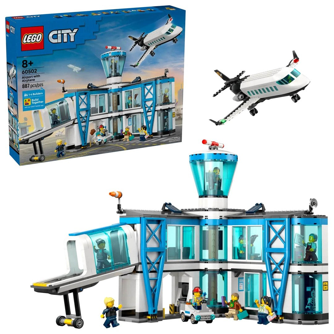LEGO CITY Airport with Airplane Building Kit 60502