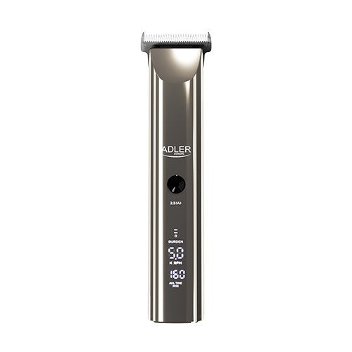 Adler Hair Clipper Silver 60W 5 Speeds Rechargeable AD 2834