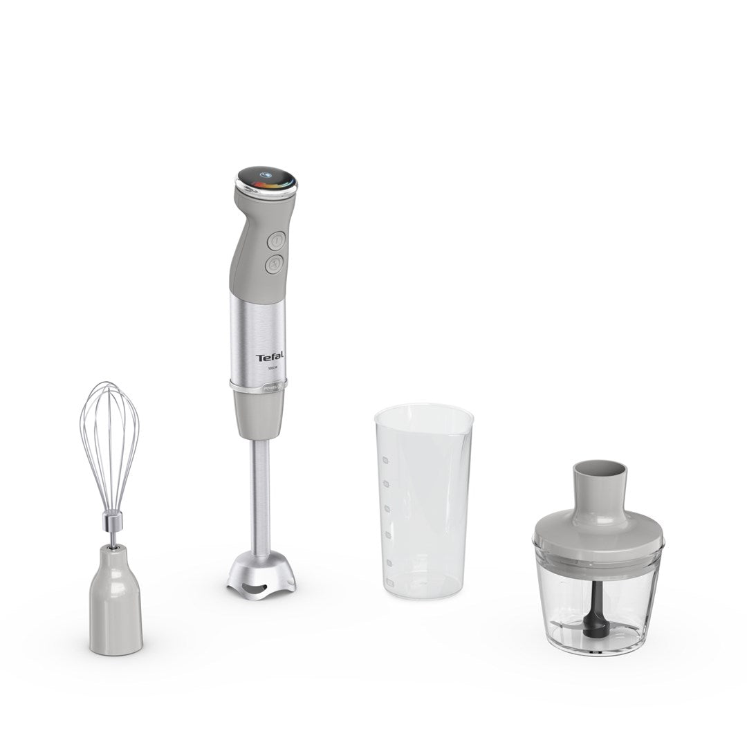 Tefal Quickchef+ HB673B30 blender Immersion blender 1000 W Grey  Stainless steel