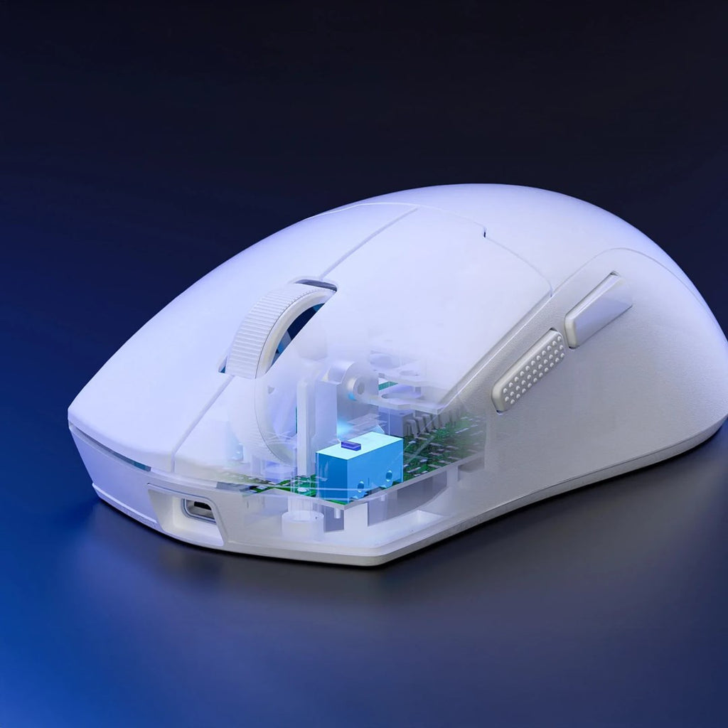 REDRAGON M918W & K1NG PRO MAX & Biały mouse RF Wireless + Bluetooth + USB Type-C