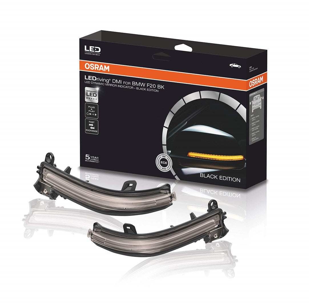 Osram LED DMI F20 BK S BMW Black Dynamic Mirror Indicators