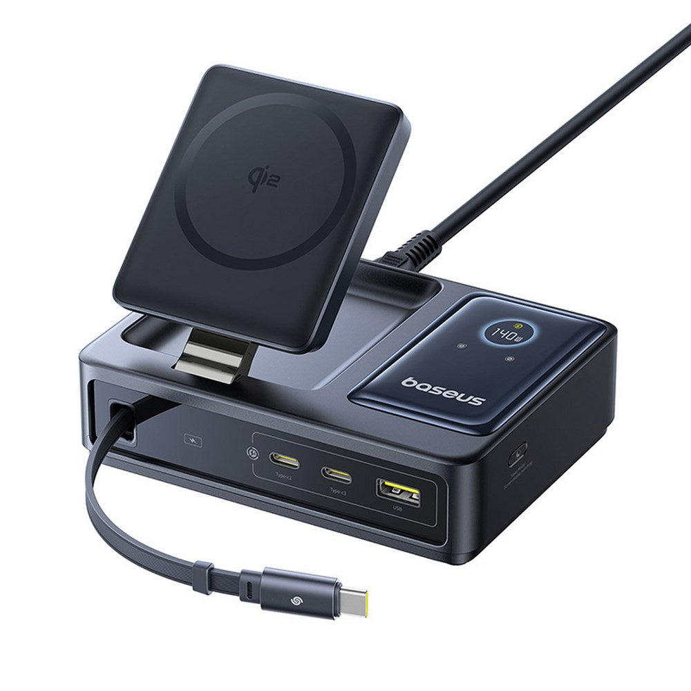 Baseus Nomos Universal Black AC Wireless charging Fast charging Indoor