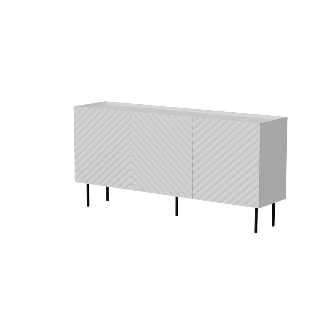 Cama LUCCA 3D Chest of Drawers 165x40x80 White