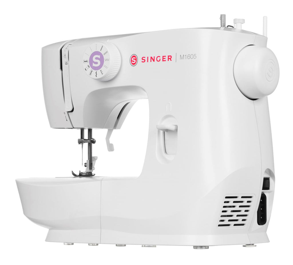 Singer M1605 Sewing Machine - 6-Stitch - Free Arm - White (230212102)