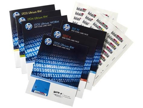 Hewlett-Packard HPE LTO-7 Ultrium RW Bar Code Label Pack Q2014A