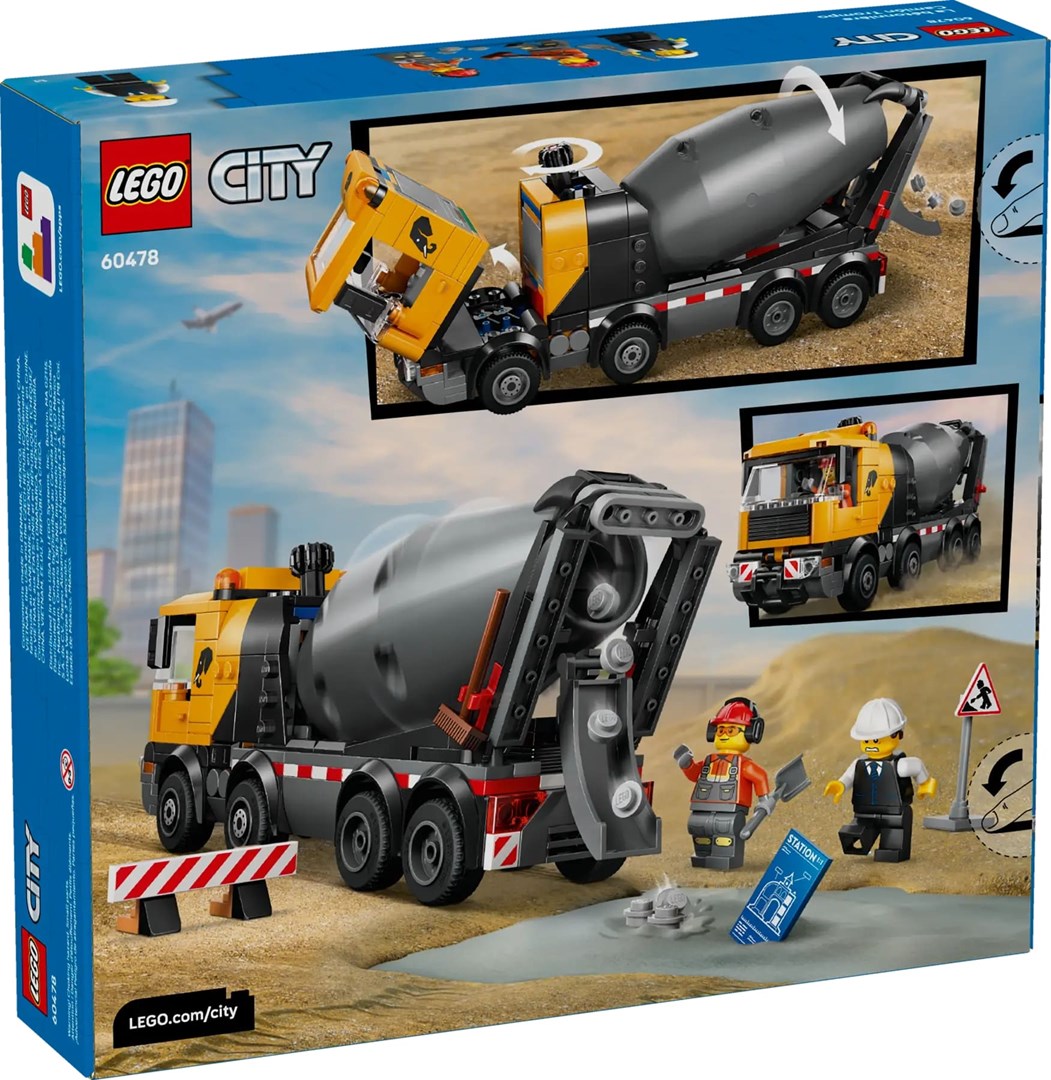 LEGO CITY Cement Mixer Building Set 60478