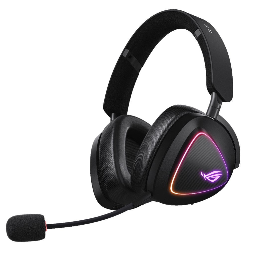 ASUS ROG Delta II - Gaming Headset - Over-ear - Wireless - Bluetooth/ 2.4 GHz - Black 90YH03W0-BHUA00